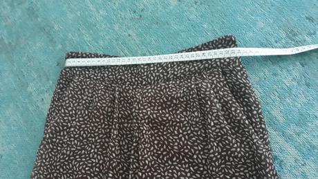 Široké nohavice s lístočkami, h&m,38