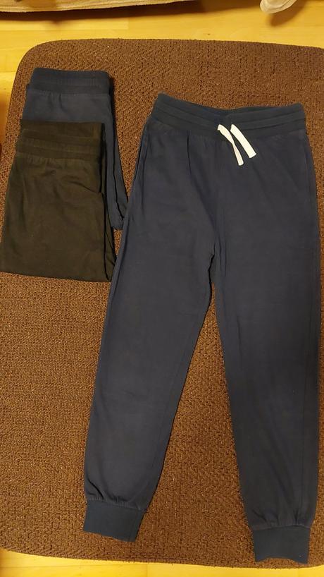 Tepláky 3ks, h&m,140