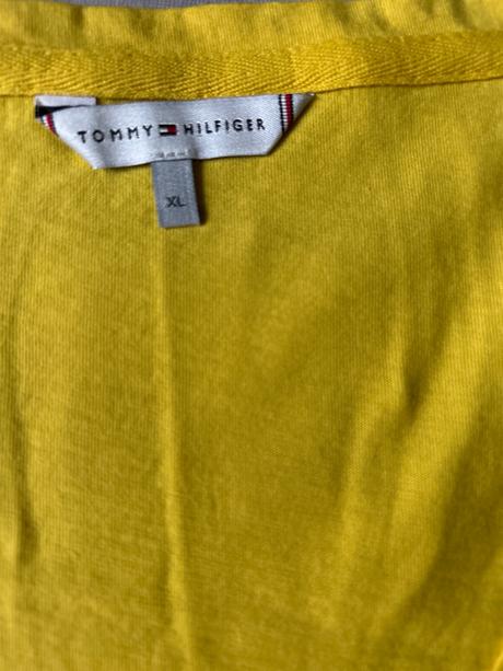 Žlté tričko tommy hilfiger-xl, tommy hilfiger,xl