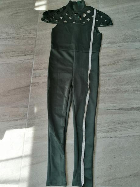 Neoprénový tmavozelený overal asos, vs, s