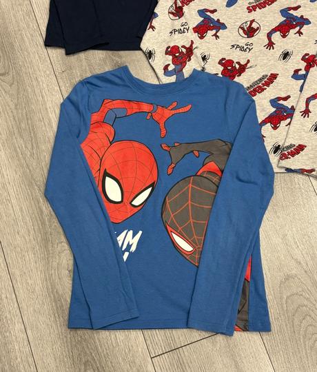 3x spiderman tričko veľ. 128, c&a,128