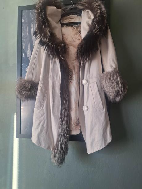 Kozenny kabat práva liška, s