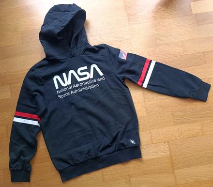 Čierna mikina nasa, 158/164, 158