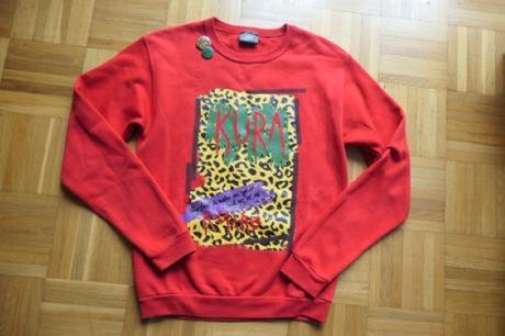 Kura collection super stylova krasna mikina s, s