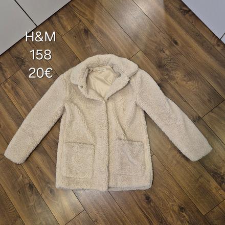 Zimný kabát, h&m,158