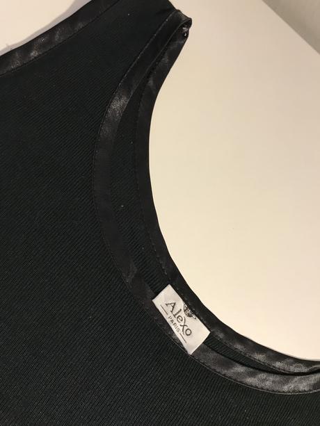 Čierne tielko - pekné - alexo, s