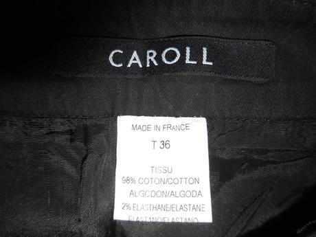Velmi kvalitna cierna sukna zn. caroll, velk. xs-s, s
