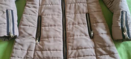 Predĺžená bunda na zimu, camaieu,40