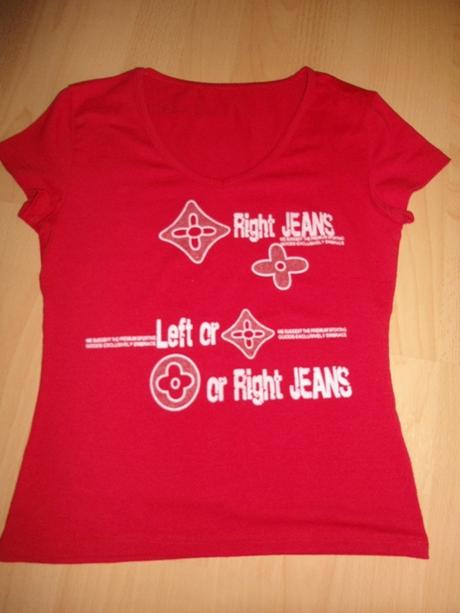 Cervene tricko kratky rukav, 140