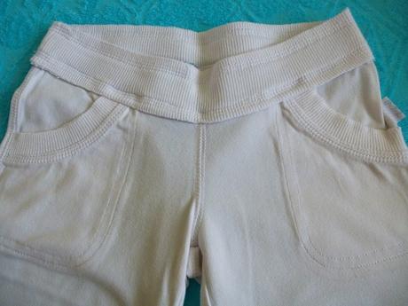 Biele 3/4 tepláčky, 104