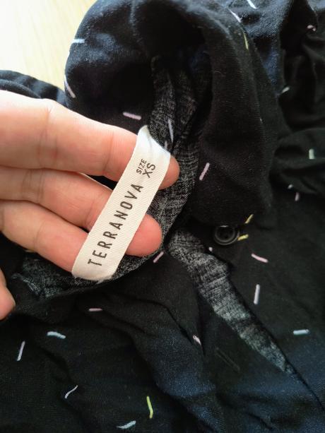 Lahunka košeľa, terranova,xs