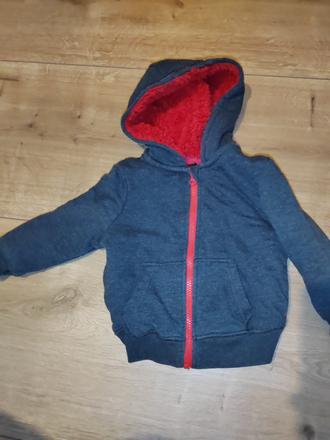 Zateplena mikina, lupilu,86