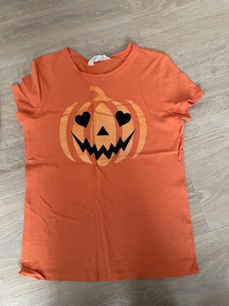 Halloween tričko, h&m,170