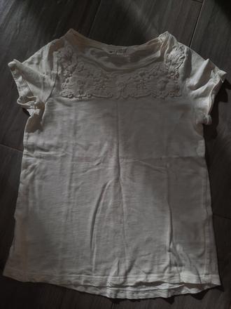 Tričko kvety, h&m,134