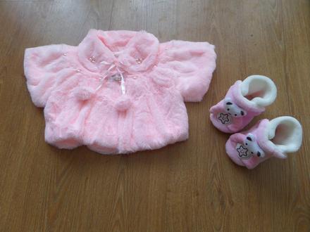 Kabátik + papučky, 86