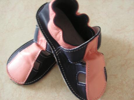 Detské kožené dievčenské capačky, tomar,20 - 27