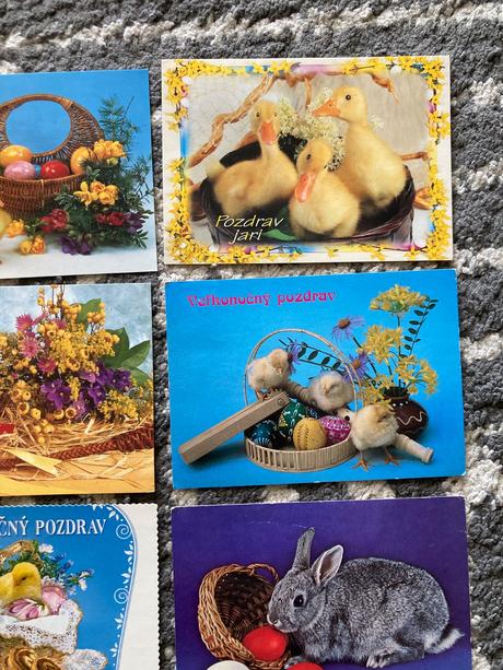 Pohľadnice veľká noc zvieratá,