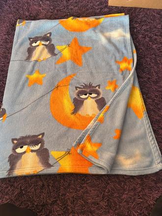 Hebučká deka so sovičkami,