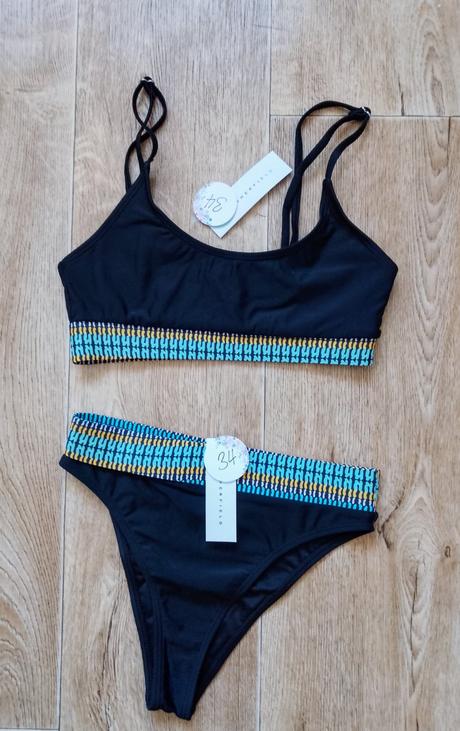 Dvojdielne plavky čierne, 34