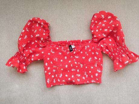 Letný crop top h&m, h&m,32