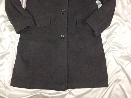 Luxusný vlnený kabát, l