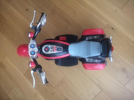 Elektrická motorka s 3 kolesami costway 6v, 