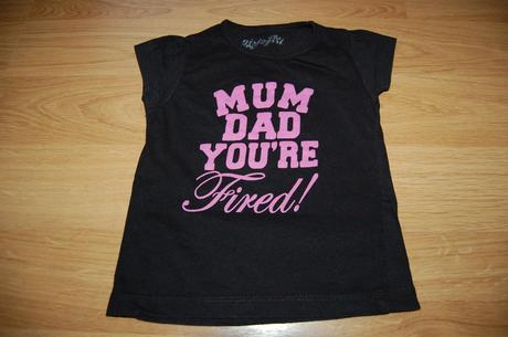 Tričko na 2 až 3 roky s vtipným nápisom., girl2girl,98