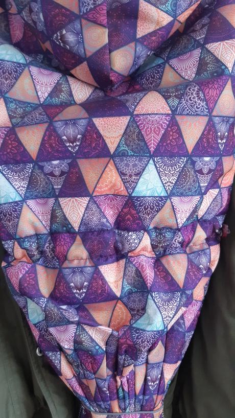 Zimný kabát na nosenie so vsadkou, h&m,36