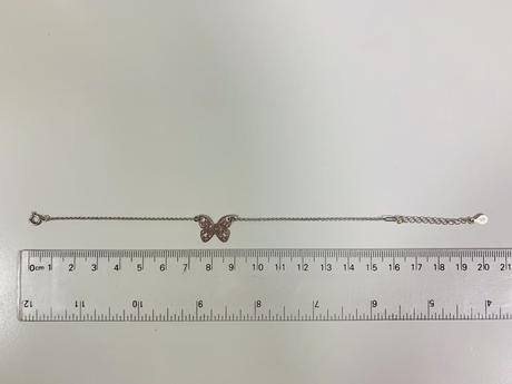 Strieborny naramok handmade, 