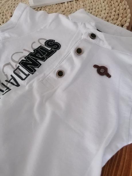 Tričko polokošela 92 biele, 92