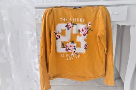 Horčicové tričko-134/140, 134