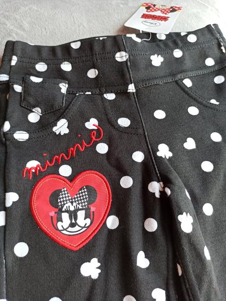 Nohavicové legíny, jeggingsy, disney,104