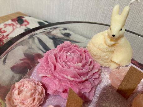 Sviečka jarný motív,