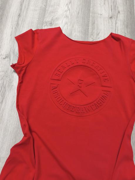 Dámske červené šaty, l