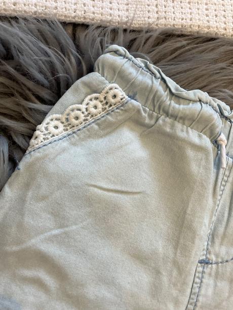 Dievčenské rifľové šortky so cute (80), 80