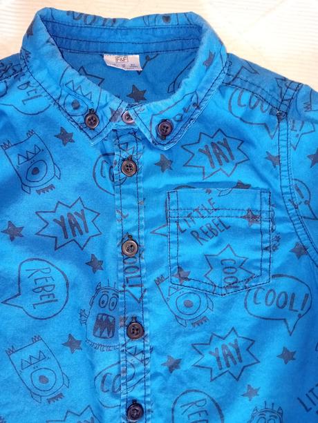 Frajerská chlapčenská košeľa, f&f,98
