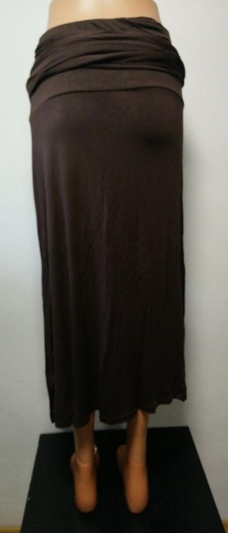 Dámska elastická tmavo hnedá sukňa woman, tcm, m/l, tcm,l