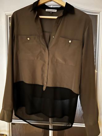 Kaki zelená blúzka bershka m, bershka,m