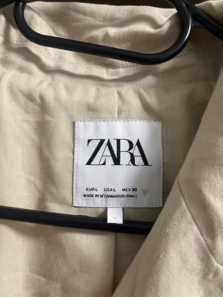 Crop sačko z ľanu, zara,l