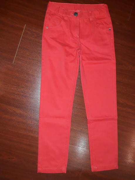 Nové dievčenské nohavice 128, 128