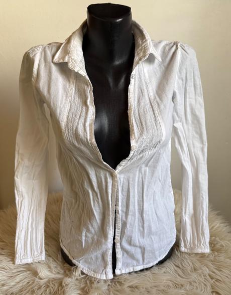 Dievčenská košela 134/140 biela, terranova,134