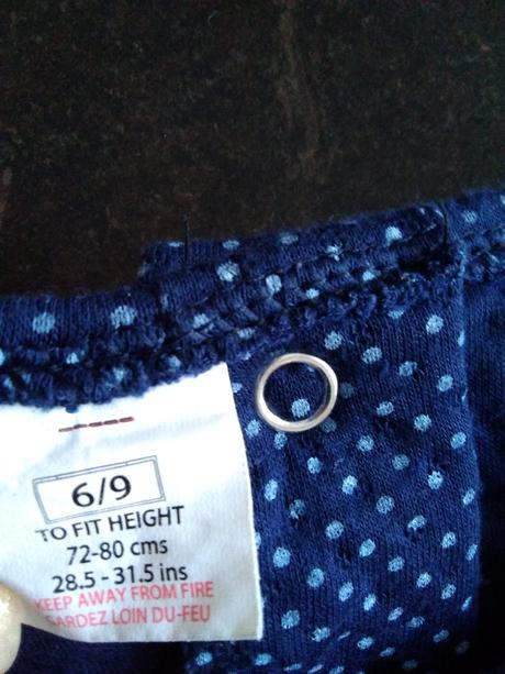 Tmavomodré šaty 6/9, baby,74
