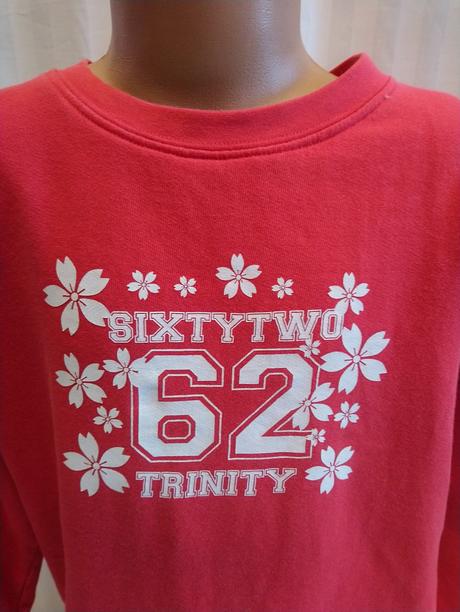 Sýto ružová mikina s motívom trinity, 146-152 cm, 152