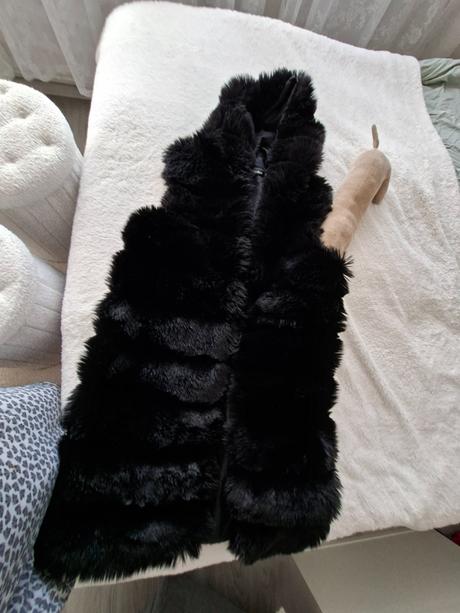 Dámska kožušinová vesta, xl