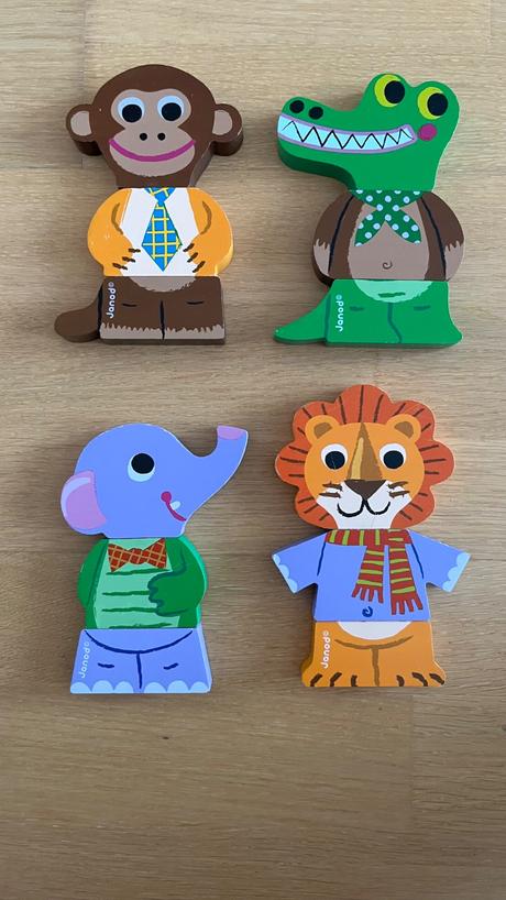 Skladačka zn.janod  - magnetické zvieratá, 