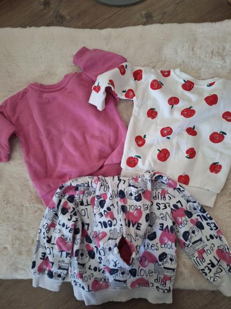 3 krat mikina velkost 80, primark,80