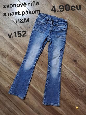 Rifle s nast.pásom h&m, h&m,152