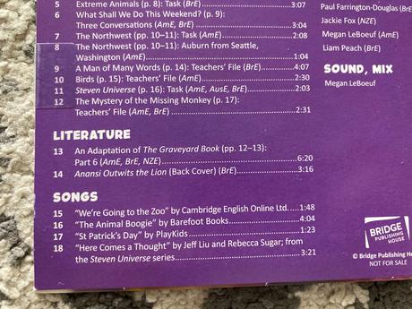 Anglický jazyk časopisy a cd,