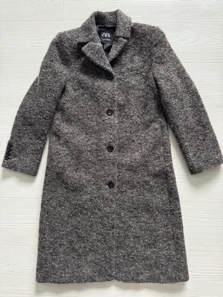 Zara - vlnený buklé kabát, zara,s