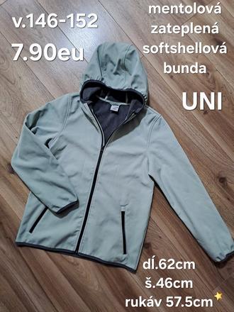 Zateplená softshellová bunda, 146